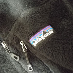 Patagonia fuzzy fleece full zip